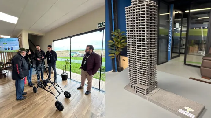 Maquete arquitetonica em 3D