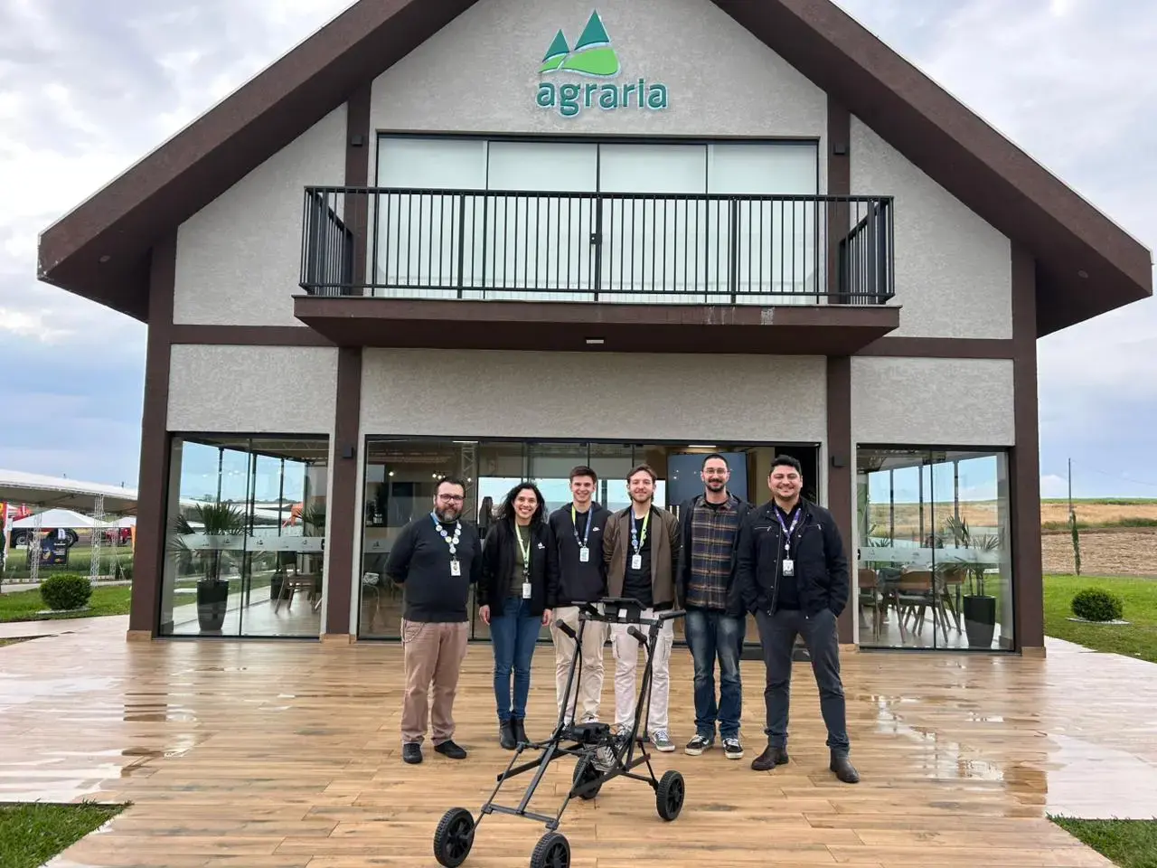 Rover para leitura de soja