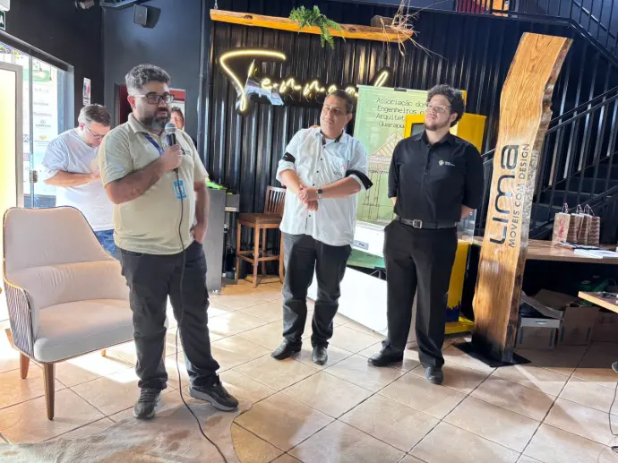 Residentes do CTP no evento da AEAG