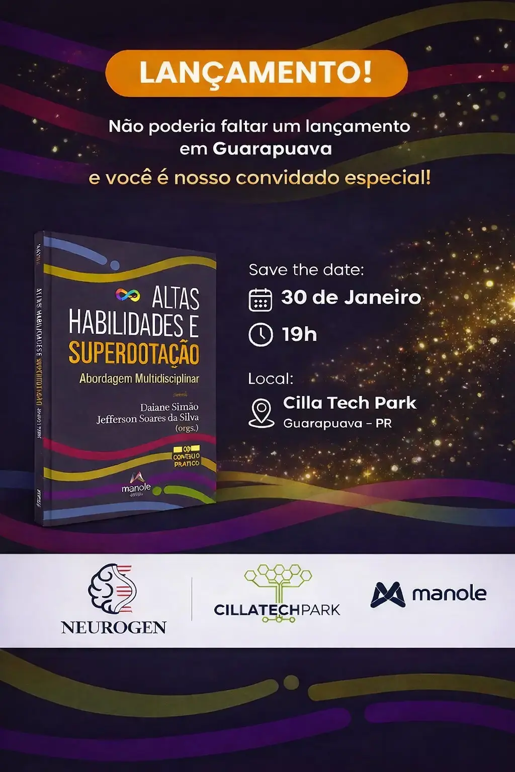 lançamento do livro